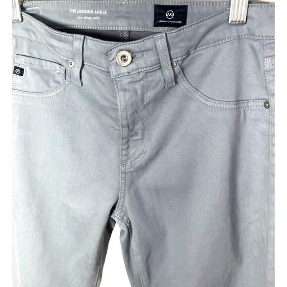 THE LEGGING ANKLE Adriano Goldschmied Pant Womens Light Blue Size 27R - Picture 5 of 5